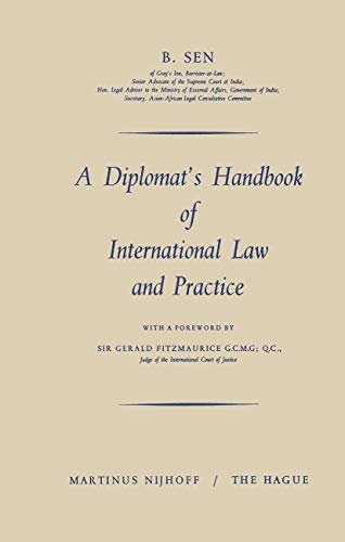 A Diplomat’s Handbook of International Law and Practice