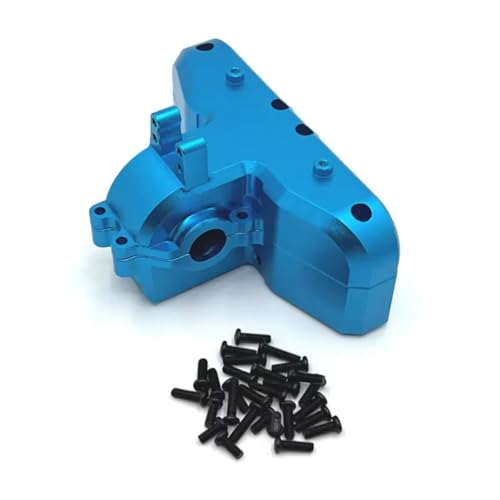 Boîtier de vitesse RC en métal bleu pour Hyper Go 14301, châssis durable