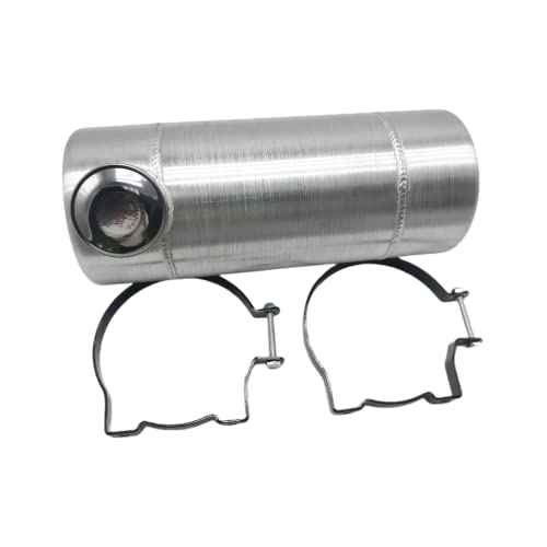 JSD 1 5/8 Gallon 6"x15" Spun Aluminum Fuel Tank Gas Tank End Fill 1/4" NPT Outlet -for dune buggy, mini bike,go kart, Log splitter by JSD AUTO PARTS - Image 2
