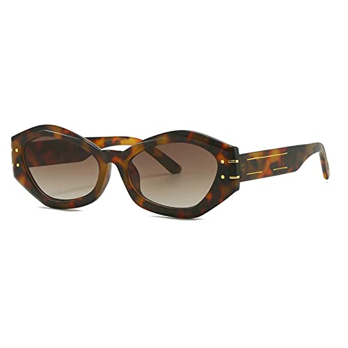 willochra Popular Fashion Oval Women Luxury Sunglasses Retro Jelly Tea Shades UV400 Men Designer Rivets Hip hop Sun Glasses