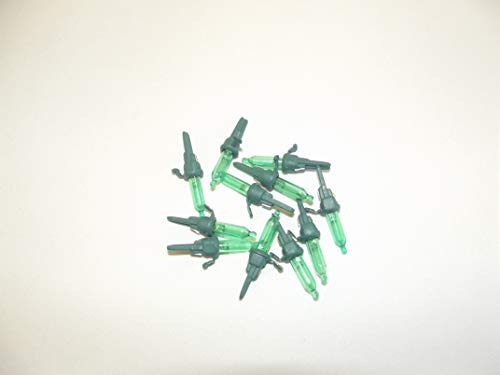 10 Bombillas LED Verdes 3.4V para Luces de Navidad miniatura 6