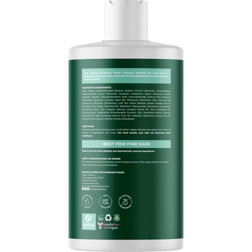 image for Maple Holistics Biotin Rosemary Shampoo for Hair Growth - Vegan Sulfat