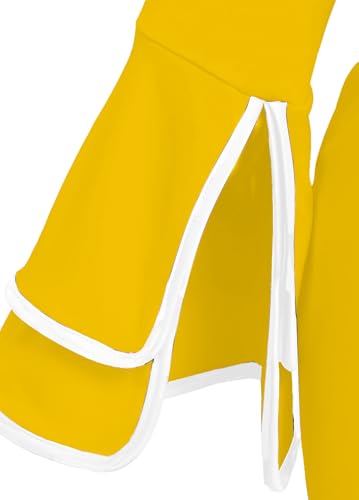 Image of Church Dress for Women Flared Sleeve Midi Pencil Dress Elegant Teacher Office Business Wear to Work Dresses