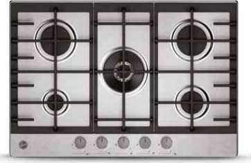 HHG75WC3X - Piano Cottura 5 Fuochi Gas 75 x 51 cm Inox