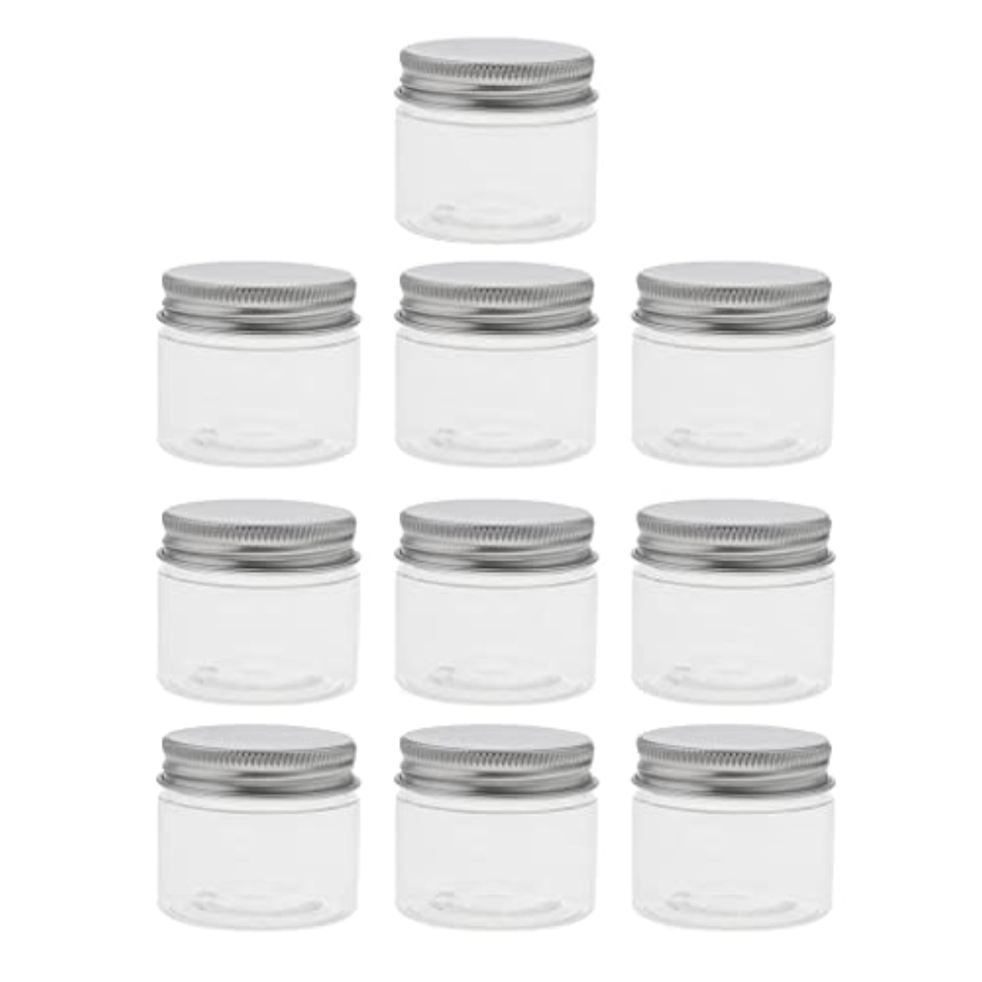 10pcs Empty Cosmetic Pots Lip Balm Container Jar