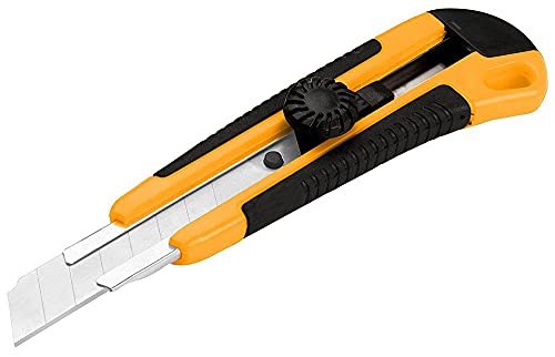 Image of Eclet Heavy Duty 18 mm Cutter Knife with 10 Replacement Blades(MULTICOLOUR)(A) (Cutter 1)