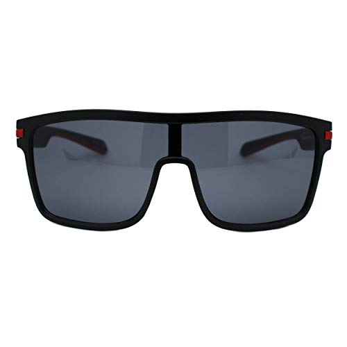 PASTL Mens Fashion Sunglasses Square Sporty Shield Style Matte Shades UV 400