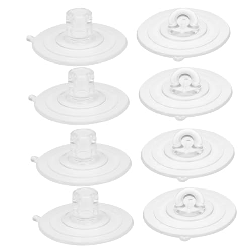 MINAOLULUS 8個猫用窓吊り棚吸盤 強力な吸着力 透明な窓用吸盤 取り付け簡単