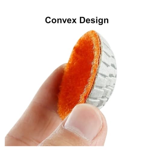 Tampons de polissage diamant convexes 2" pour corriger les défauts du marbre - 4