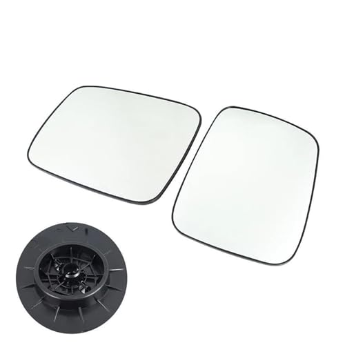 Verre rétroviseur cassé pour VW T4 solution de remplacement facile avec plaque support 2pcs