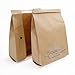 50 pk Paper Bread Bags for Homemade Bread Gift Giving | Kraft Paper Bread Loaf Bags with Window | Sourdough Bread Bags for Gifting | Tin Tie Tab | Cookies | Bakery | Treat Packaging | Home Kitchen