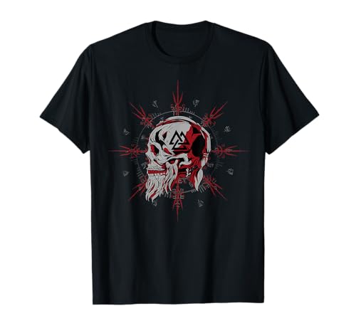 Steps To Valhalla Viking Rune T-Shirt