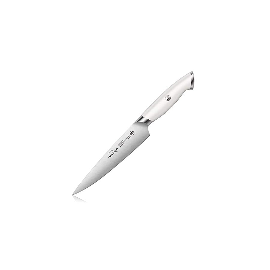 Cangshan-Thomas-Keller-Signature-Collection-Swedish-Powder-Steel-Forged-7-Inch-Utility-Knife-White Cangshan Thomas Keller Signature Collection Swedish Powder Steel Forged, 7-Inch Utility Knife, White