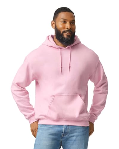 TICTEX Sweat à Capuche Homme | Ajustement Confortable, Durable et élégant | Idéal pour la Vie Quotidienne et Le Sport | Sweat a Capuche Homme | Light Pink,...