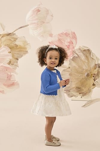 Image of Lilax Baby Girls' Long Sleeve Shrug, Knit Girls Cardigan, Childrens Bolero