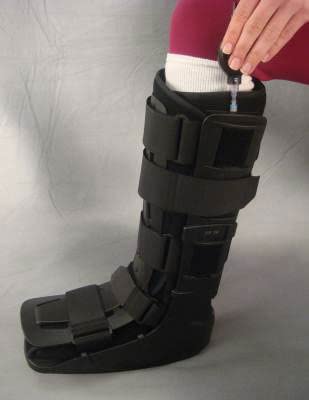 MediChoice Air Shell Ankle Walker, Lightweight, Low Profile, High-Top w/Socks, Small, 1314OSG6021 (Each of 1)