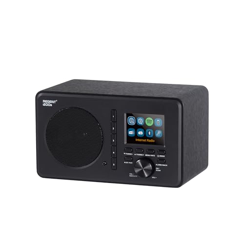 Ferguson Regent i200s Internetradio WLAN Radio mit Bluetooth, FM/DAB/DAB+ Radio UKW, Spotify Connect, Radiowecker, Equalizer, Farbdisplay, USB,...