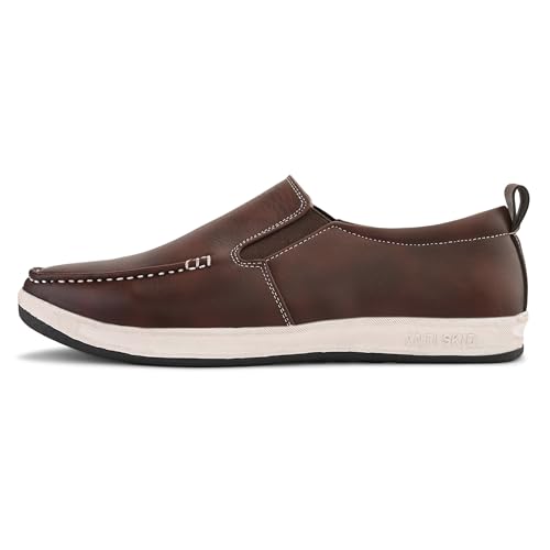 Image of Centrino Walking Loafers for Men | Shoes for Man Stylish | Casual Slip-On Lightweight Moccasins | Cushioned Insole | Breathable Comfortable | Hand-Stitched | Mens Loafer Shoes for Daily Office Outings (9495)