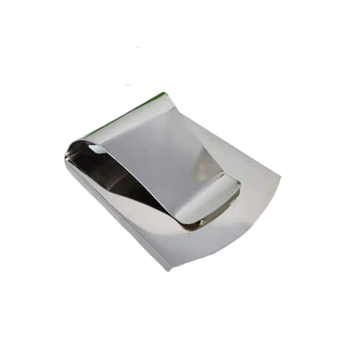 Stainless Steel Money Clip Silver Metal Pocket Holder Wallet Credit Card Holder For Father's Day/Xmas Gift