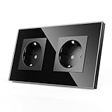 Doppel steckdose mit Kinderschutz, Unterstützung AC 16Amp 250V max. 2 Fach.