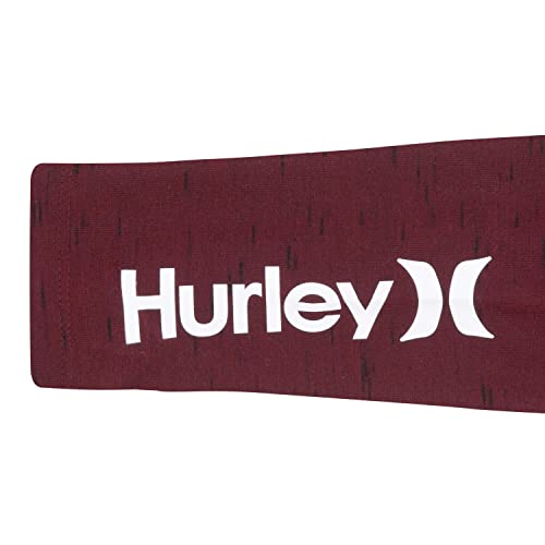 Image of Hurley boys Long Sleeve Soft Basic Cloud Slub T-shirt and Shorts 2-piece Outfit Set