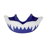 Qukaim Protector bucal deportivo deportivo para boxeo, protector bucal deportivo portátil para baloncesto, fútbol, taekwondo, artes marciales mixtas, hockey, azul