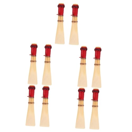 FAVOMOTO 5sets Bassoon Set Handmade Bassoon Accessories Tool for Woodwind Players 2pcs*5