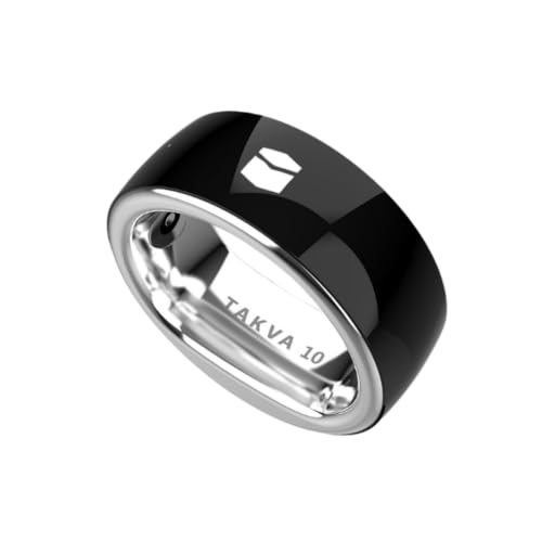 Image of TAKVA Zikr Ring a 18mAh Battery, with 18, 20, and 22mm sizes Tasbih Counter, Smart Tasbih Islamic Gifts, Waterproof, Counts Up to 9999 Hand Tally Counter for Tasbeeh, Tally Counter Clicker for Muslims