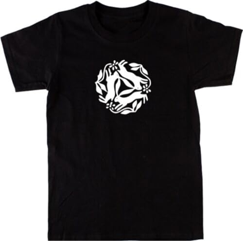 Three Hares T-Shirt noir pour éviter les vêtements sans âme grâce au folklore ancien