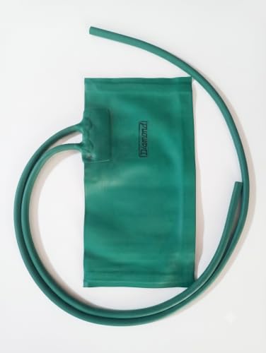 Diamond BP Bladder Armlet Rubber Bladder Double Tube for Blood Pressure Monitor - Green Color - Universal Size - for All Brands BP Spare Parts - Mercu