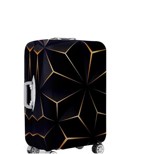 suitcase cover luggage cover travel suitcase cover elastic suitcase protective case for suitcase cover suitcase travel trolley case cover 18-32 inch, Black/White, L, Travel Suitcase Cover