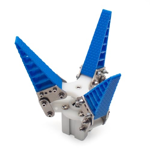 Toplionace Pince Robotique Bionique Flexible Pneumatique à Trois Doigts, Pince Souple Adaptative...