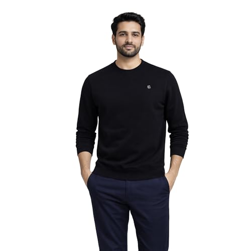 Image of MANE AND MINI Men's Fleece Crew Neck Full Sleeves Sweatshirt