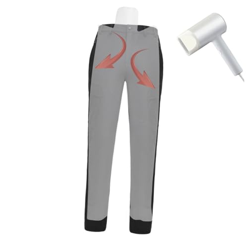 Cabilock 2pcs Portable Quick Dry Garment Bag for Pants and Trousers Breathable Polyester Drying Built Hair Dryer Port for Travel and Dorm Room Use4