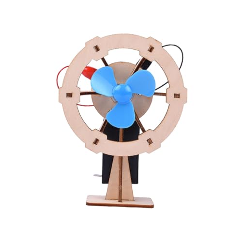 KICHOUSE Kit DIY Ventilador Eléctrico de Educativo para Científico de Manual Juguete de Tecnología y Física para Experimentos Stem