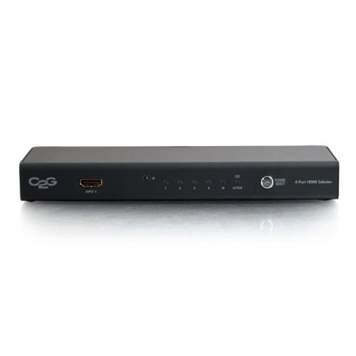 C2G HDMI Switch, HDMI Selector Switch, 4 Port, Supports 1080p, Cables to Go 41500 C2G HDMI Switch, HDMI Selector Switch, 4 Port, Supports 1080p, Cables to Go 41500