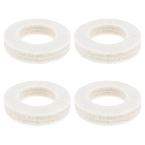 EMSea Lot de 4 bagues d'étanchéité en feutre pour tracteurs 40 x 19,5 x 10 mm Compatible avec Massey Ferguson 20D 20E 35 35X 135 148 240