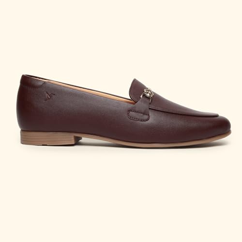 Image of YOHO Bliss Loafers for Women | Comfortable & Stylish Bellies | Fashion Moccasins with Footpharma Footbed | Slip-on for Casual & Formal Wear | 006