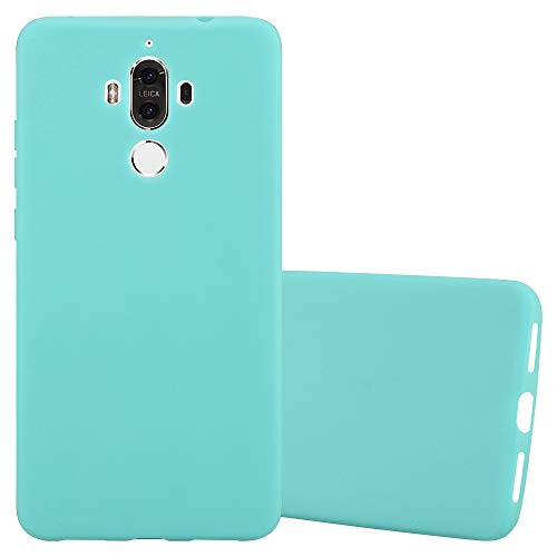 Cadorabo Funda para Huawei Mate 9 en Candy Azul - Cubierta Proteccíon de Silicona TPU Delgada e Flexible con Antichoque - Gel Case Cover Carcasa Ligera