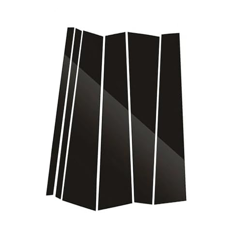 Adhesivos para pilares de ventanilla Odyssey RL3 RL4 2005-2010, molduras exteriores negras 6 uds