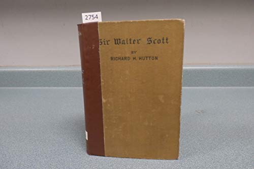 English Men of Letters/Sir Walter Scott B0041KZEMY Book Cover