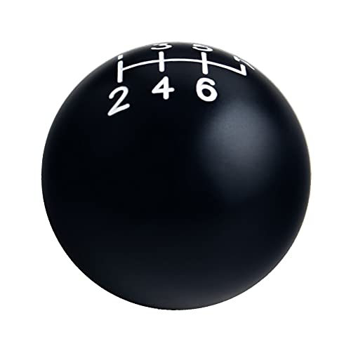 DEWHEL Black/White Inlay 200 Grams Weighted Aluminum Shift Knob 6 Speed Short Throw Shifter M10X1.5 M12X1.25 M10X1.25 M8X1.25 Reverse Upper Right - Image 3