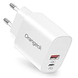 【Cargador USB C de 2 puertos actualizado】: El cargador usb multiple actualizado hace que la salida de energía sea más estable. Las protecciones integradas con certificación CE / FCC / RoHS protegen sus dispositivos contra sobrecorriente, sobrevoltaje y cortocircuito. El cargador USB dejará de cargarse automáticamente cuando la energía esté llena para proteger su dispositivo.