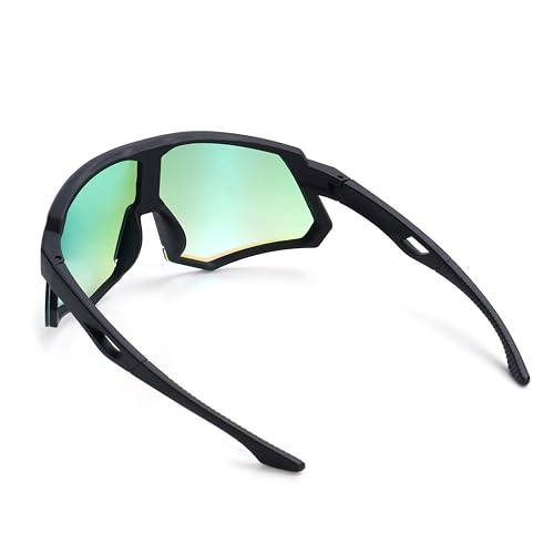 Image of Dervin UV Protected Non-Polarized Sports Sunglasses for Men & Women Driving Cycling Fishing Cricket Sunglasses