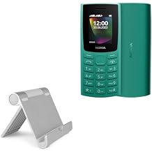 BoxWave Stand and Mount Compatible with Nokia 106 2023 - VersaView Aluminum Stand, Portable, Multi Angle Viewing Sturdy