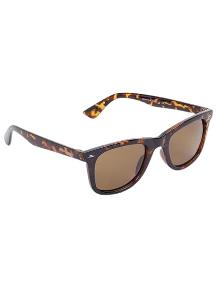 Image of Skechers - Brown Wayfarer Square Acetate Polarized Sunglasses For Men - Se8097 51 52H S