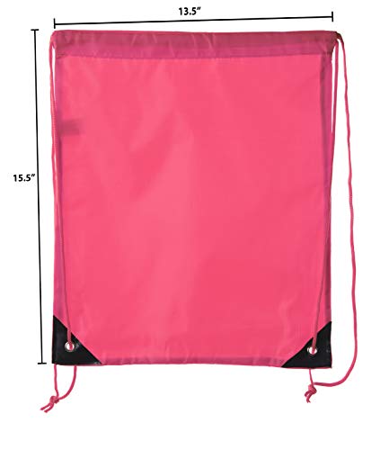 Mato & Hash Drawstring Bulk Bags Cinch Sacks Backpack Pull String Bags | 15 Colors | 1PK-100PK Available2