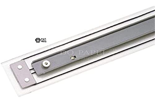 Régua Paralela, Acrílico Cristal, 80 cm, Trident, 6308