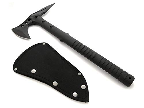 Viking Gear XXL Tomahawk Set mit Messer und Etui für Outdoor-Aktivitäten
