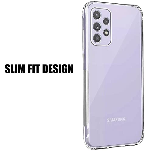 Image of REALCASE Silicone Crystal Clear Samsung A73 5G Back Cover Case | Protective Design Transparent Back Cover Case For Samsung Galaxy A73 5G